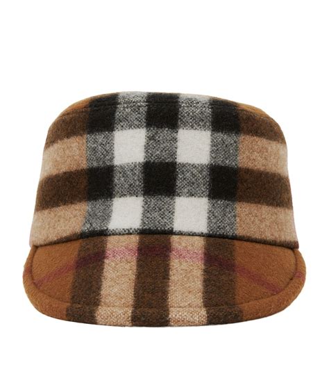 burberry wool check flat cap|Women’s Designer Hats & Gloves .